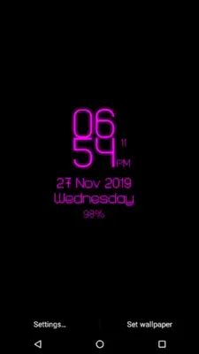 Digital Digi Clock android App screenshot 0