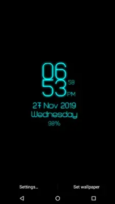 Digital Digi Clock android App screenshot 1