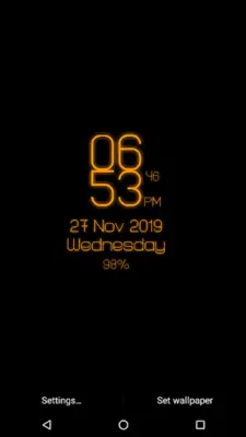 Digital Digi Clock android App screenshot 2