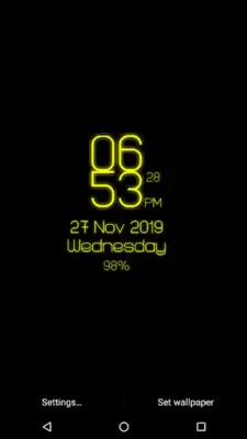 Digital Digi Clock android App screenshot 3