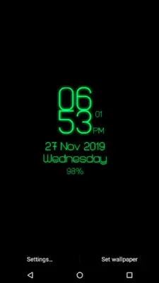 Digital Digi Clock android App screenshot 4